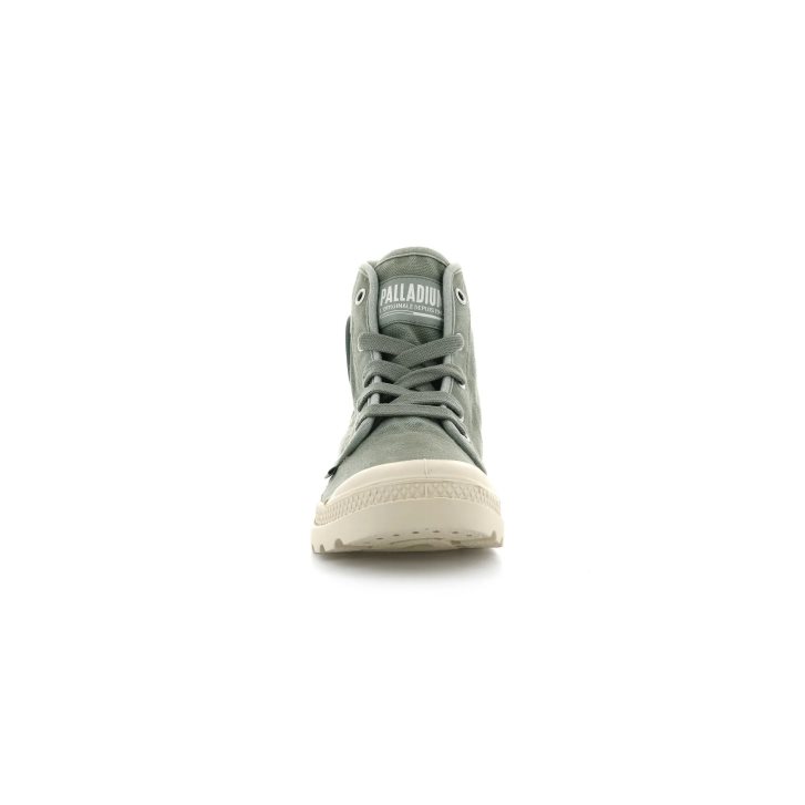 Palladium Pampa Hi Women's Boots Olive | UK L907-RCP